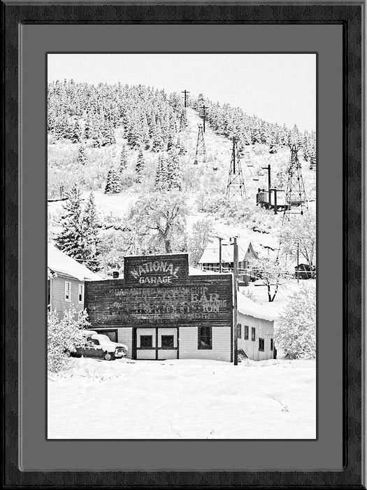 Town lift, National Garage, Park City, Utah photographer David Whitten - Park City Historical Photograph