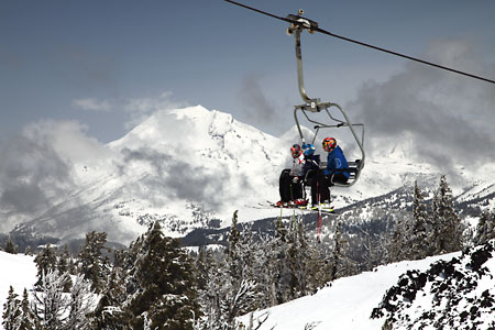 Mt. Bachelor chairlift South Sister Bend Oregon