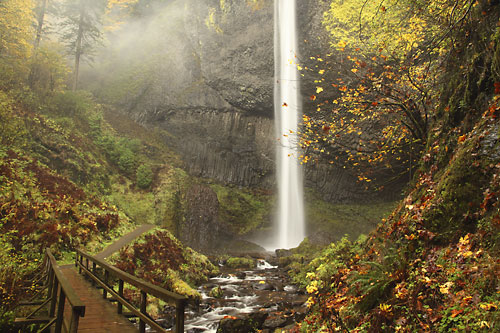 Trails and Waterfalls in the Columbia Gorge, Oregon