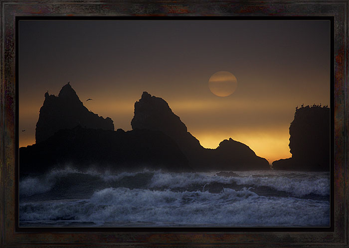 Oregon Coast, Seastacks, Bandon Beach, Bandon, Oregon - Limited Edition Fine Art Photography by David Whitten