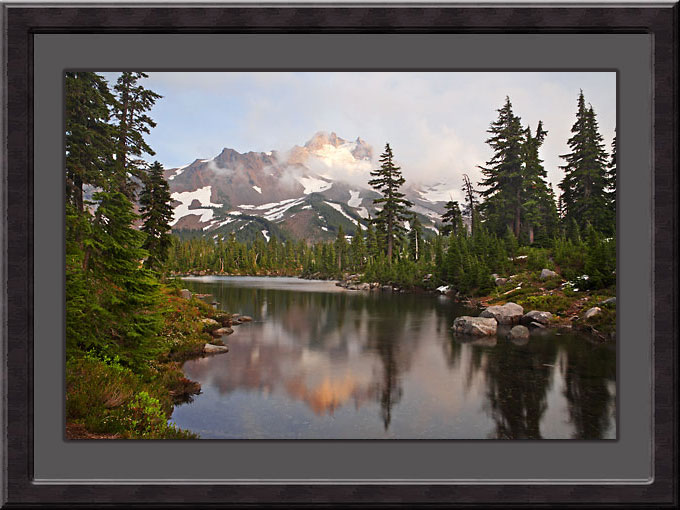 Mt. Jefferson photo, Jefferson Wilderness, Bays Lake, Jefferson Park, Cascade Mountains, Oregon Fine Art Photography