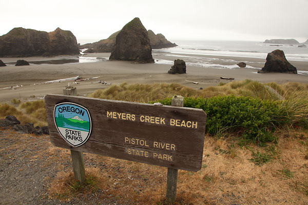 Meyers creek beach Pistol River State Park Oregon