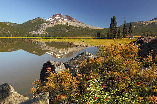 Sparks Lake, South Sister, Cascade Mountains, Oregon