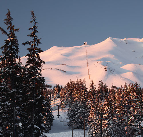 Mt. Bachelor chairlift South Sister Bend Oregon skiing ski