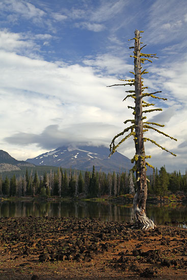 Lava Rock, South Sister, Sparks Lake, near Bend Oregon