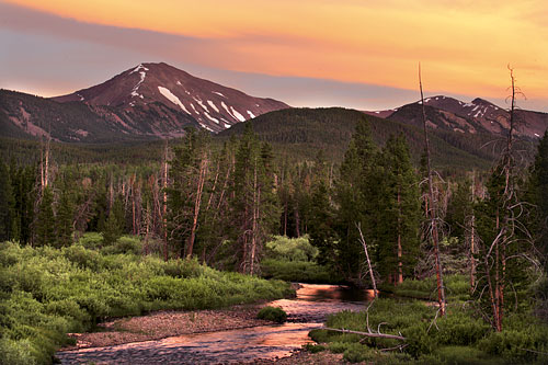 A1 Peak High Uintas Wilderness Uinta Mountains photograph Utah High Uintas Wilderness photographer David Whitten