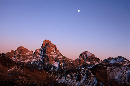 Photography - Teton Range and Grand Teton from Leigh Lakes Grand Teton National Park Wyoming