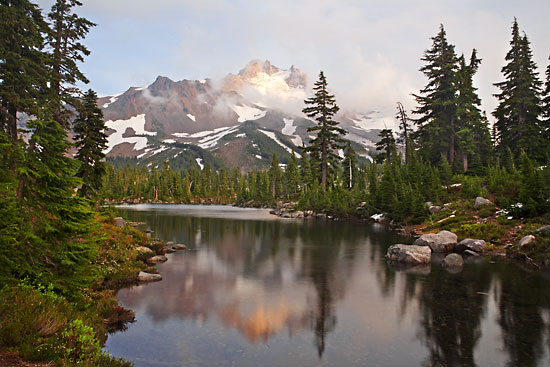 Bays Lake Jefferson Park Mount Jefferson Wilderness Photography, Oregon Cascades Photographer David Whitten