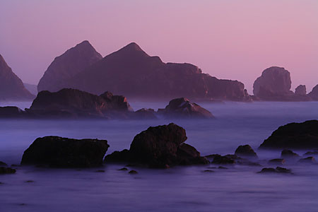 Sea Stacks Rocks Harris Beach near Brookings Oregon Coast Pacific Ocean