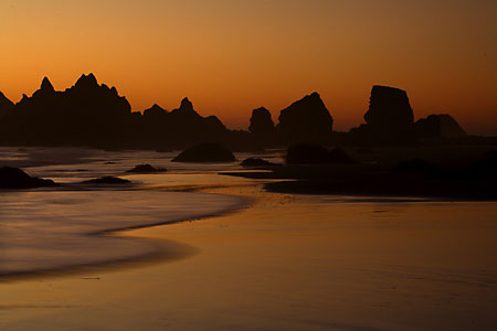 Sea Stacks Rocks Harris Beach near Brookings Oregon Coast Pacific Ocean