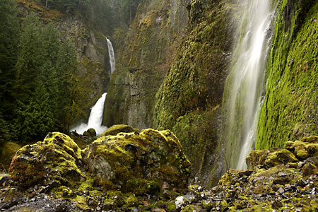 Wahclella Falls Columbia River Gorge Oregon