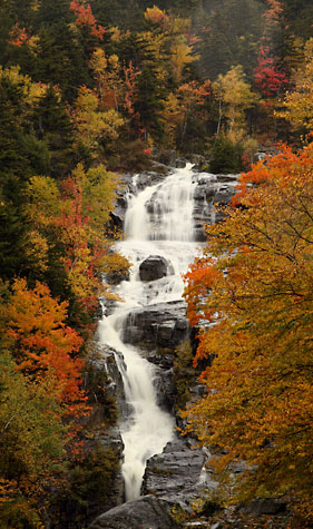 Silver Cascades Crawford Notch White Mountains New Hampshire Autumn