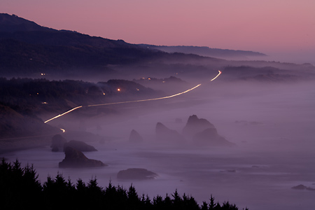 Oregon Coast Highway 101 near Pistol River Oregon Myers Creek Beach
