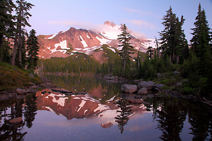 Bays Lake Mt. Jefferson Mount Jefferson Wilderness Oregon