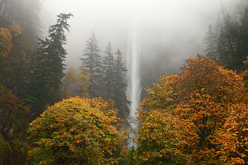 Multnomah Falls photograph Columbia River Gorge Waterfalls Oregon