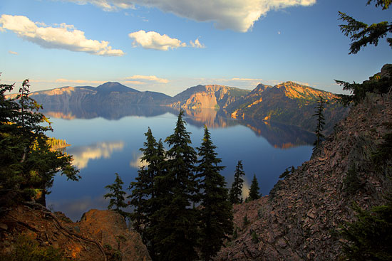 Crater Lake National Park, Oregon Photograph, Cascade Mountains, Nature Photography by David Whitten