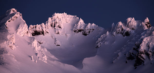 Broken Top Mountain Photograph, Cascade Mountains, Oregon, Volcano, Crater