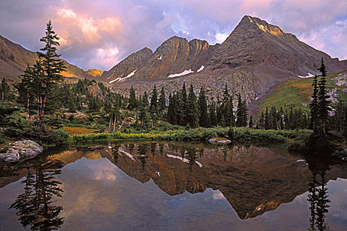 Trinity Peaks photo, Grenadier Range, San Juan Mountains photography, Colorado