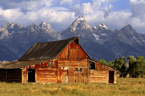 Moulton Barn Tetons Jackson Hole photography Grand Teton National Park Wyoming - photographer David Whitten