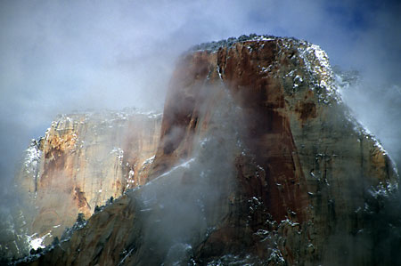 Towers of the virgin Zion National Park photograph Utah