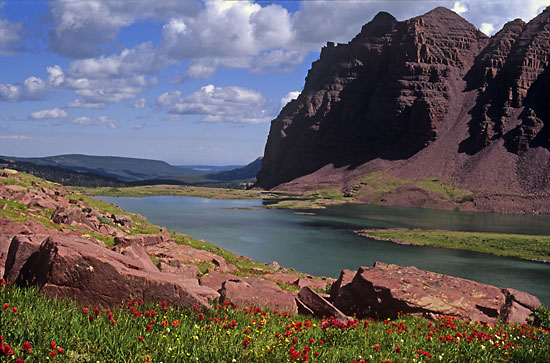 Upper Red Castle Lake, Red Castle Peak Uinta Mountains photo Utah High Uintas Wilderness photographer David Whitten