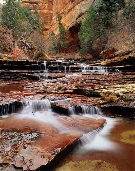 Archangel Cascades Zion National Park Photograph