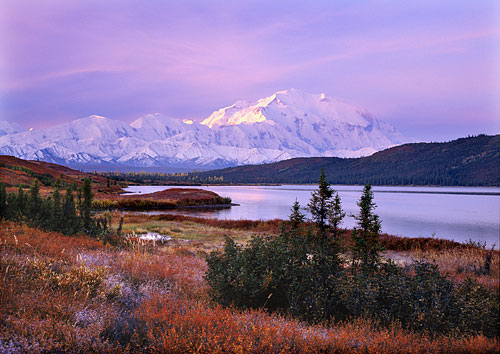 Mt. McKinley photo Alaska Range Wonder Lake Denali National Park Alaska Photography