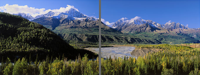 Matanuska River Chugach Mountains Alaska Photographer David Whitten