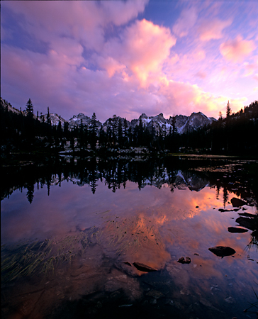 Alice Lake, Sawtooth Mountains photo, Idaho