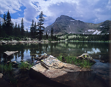 David Whitten Photograph, Ostler Peak Ostler Lake Amethyst Basin Uinta Mountains Utah High Uintas Wilderness