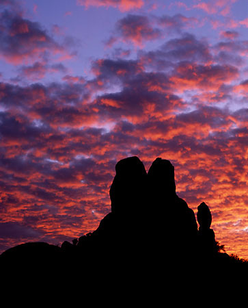 Sunset Little Ajo Mountains Arizona