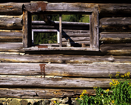 mining cabin beartooth mountains montana lulu pass Fine Art PHotography