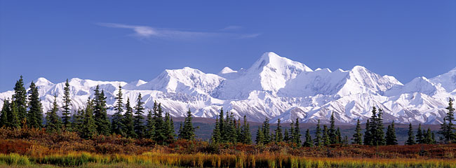 Alaska Photography, Alaska Range, Denali National Park Panorama Panoramic Photograph photographer David Whitten