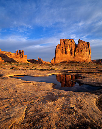 Courthouse Towers Arches National Park photo Utah