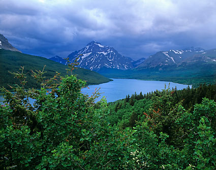 Lower Two Medicine Lake Glacier National Park photographer David Whitten -  Montana photography
