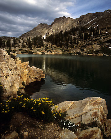 Cecret Lake Devil's Castle Alta Wasatch Mountains photos Utah