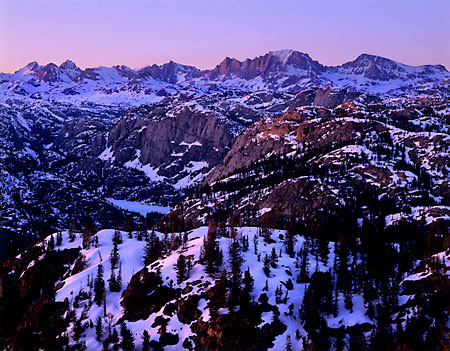 View from Photographer's Point Wind River Mountains Wyoming photography