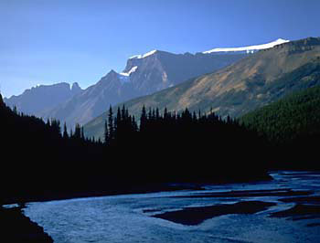 Athabasca River Jasper National Park photo Alberta Canada