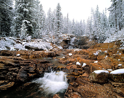 Provo River Falls photo Uinta Mountains, Utah photographer David Whitten